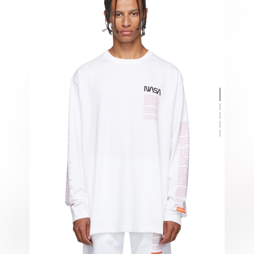 HERON PRESTON White Facts T-Shirt NASA